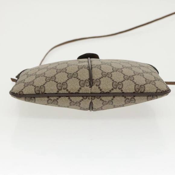 GUCCI GG Supreme Web Sherry Line Shoulder Bag PVC Beige 904 02 047 Auth 96969 - Picture 5 of 16